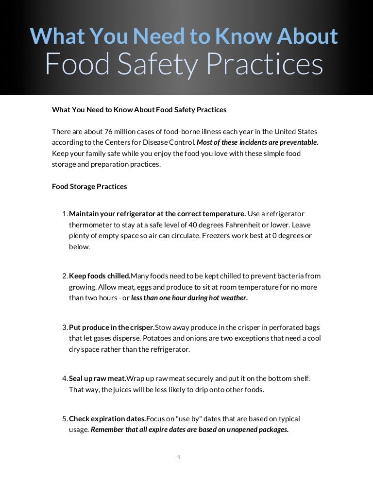 Food safety and hygiene pdf picture