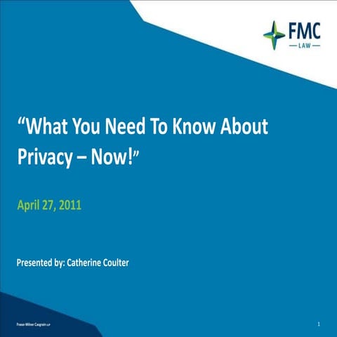 What You Need To Know About Privacy   Now!