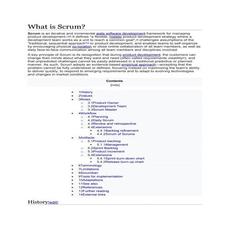 What you need to now about scrum 