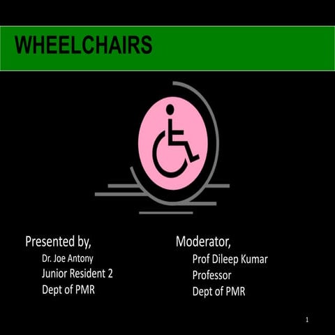 Wheelchairs in rehabilitation