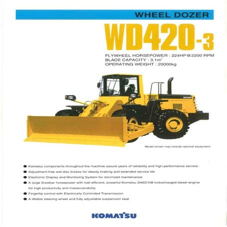 Wheel Dozers WD420-3 | PDF