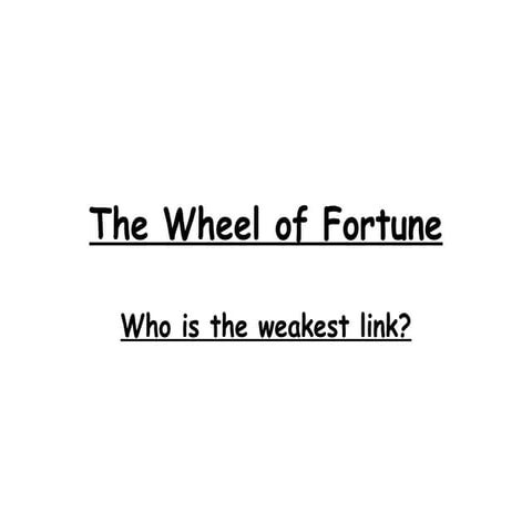 Wheel Of Fortune