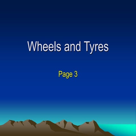 Wheels and tyres page 3