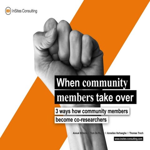 When community members take over