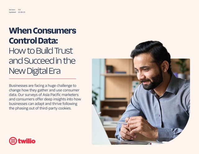 When consumers control data whitepaper