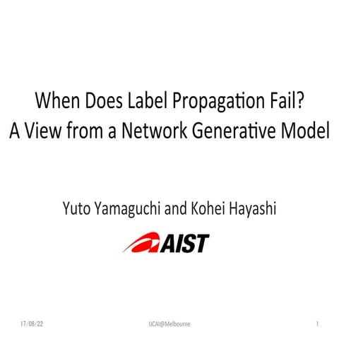 When Does Label Propagation Fail? A View from a Network Generative Model