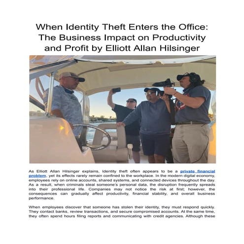 When Identity Theft Enters the Office_ The Business Impact on ...