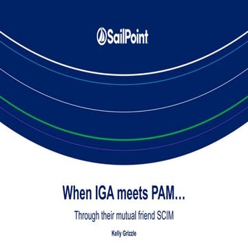 When IGA meets PAM ... through their mutual friend SCIM