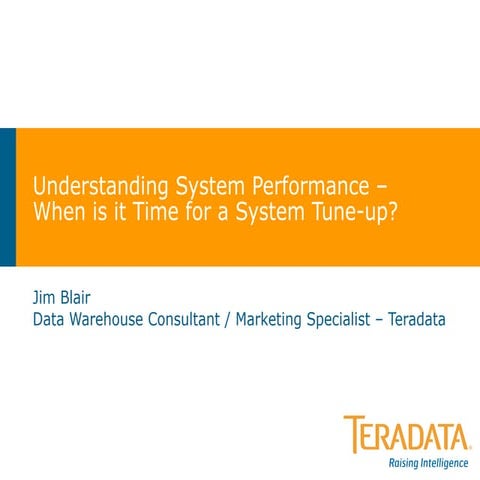 Understanding System Performance | PPT | Databases | Computer Software ...