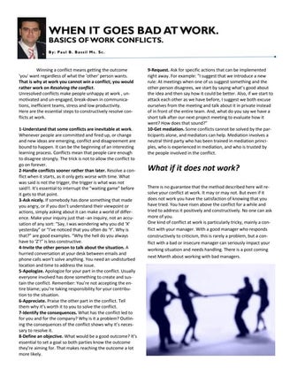 When it goes bad at work