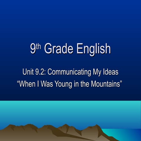 When i was_young_in_the_mountains