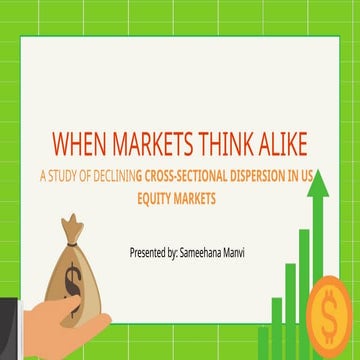 Declining Belief Diversity and Market Fragility in US Equity Markets | PPTX