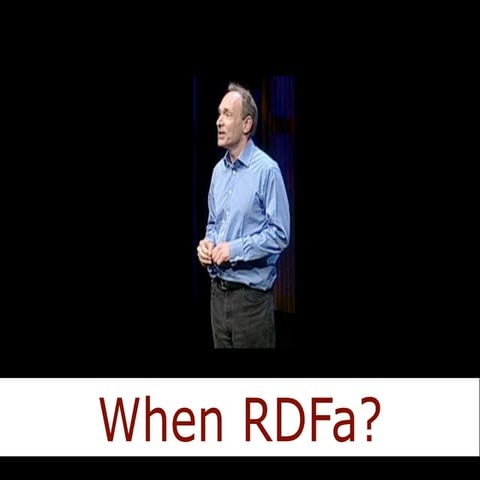 When RDFa?