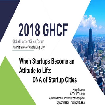 When Startups Become an Attitude to Life: The DNA of Startup Cities