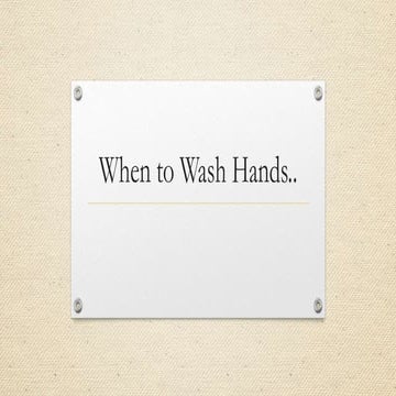 Personal Habits of Food Handlers and the Do's and Don'ts in the Kitchen