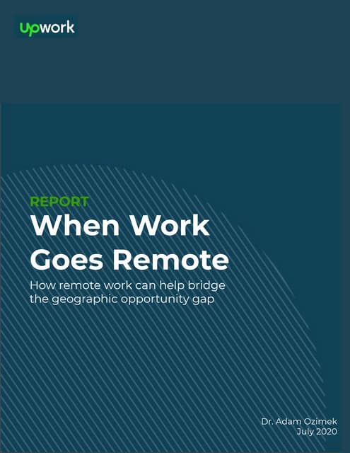 When Work Goes Remote