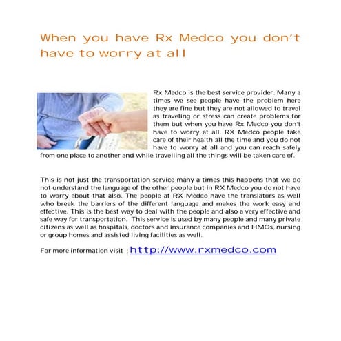 When you have rx medco you don’t have to worry at all