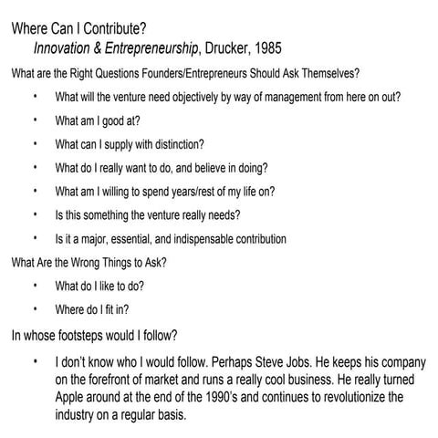 Where Can I Contribute?