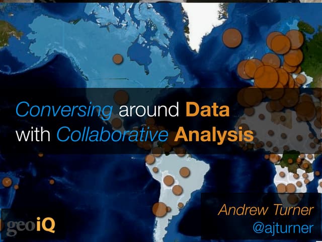 Conversing around Data with Collaborative Analysis - Where2011