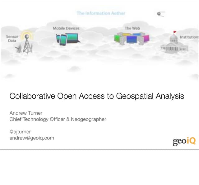 GeoIQ Stack - Where 2012