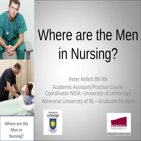 Where are the men in nursing
