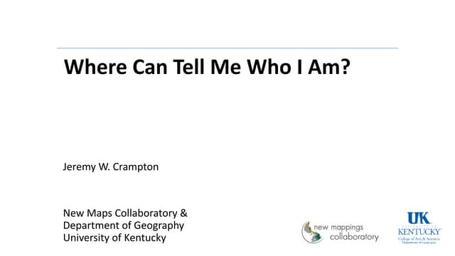 Where can tell me who I am?
