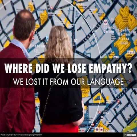 Where Did We Lose Empathy?