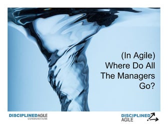 (In Agile) Where Do All The Managers Go?