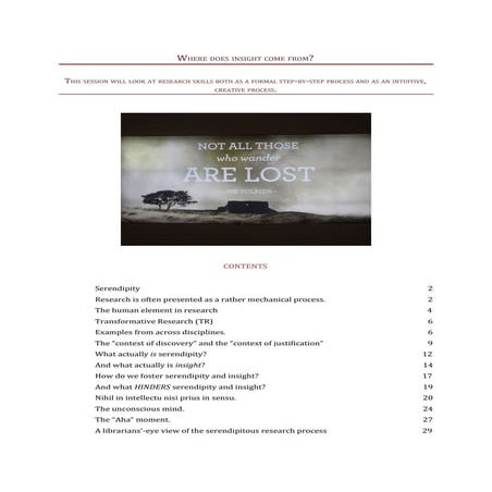 Where does insight come from