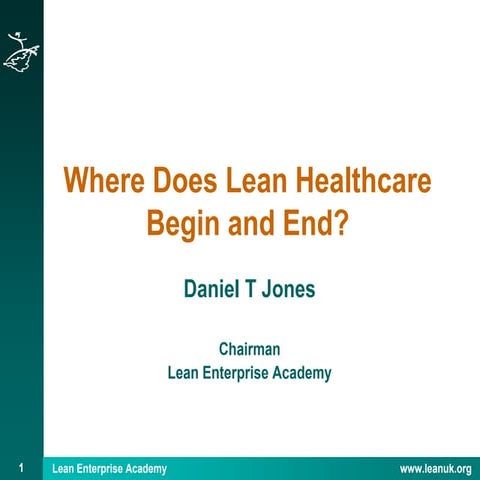 Where does Lean Healthcare Begin and End 