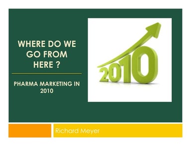 Where does pharma marketing go from here