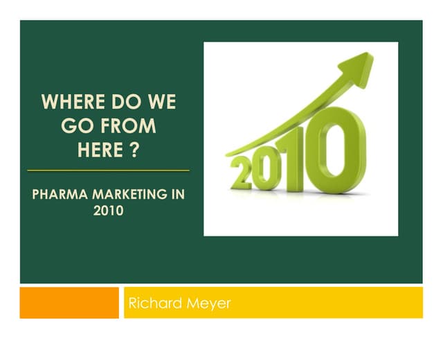 Where does pharma marketing go from here