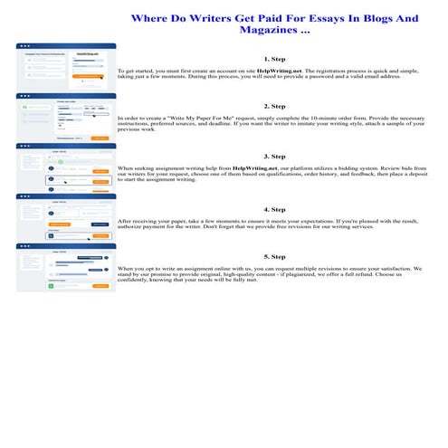Where Do Writers Get Paid For Essays In Blogs And Magazines