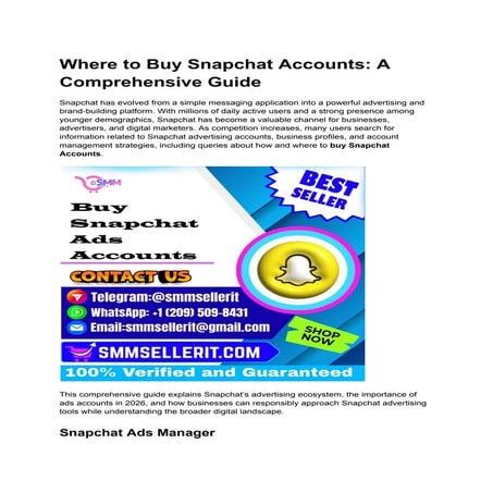 Snapchat Ads Guide 2023 | PPTX