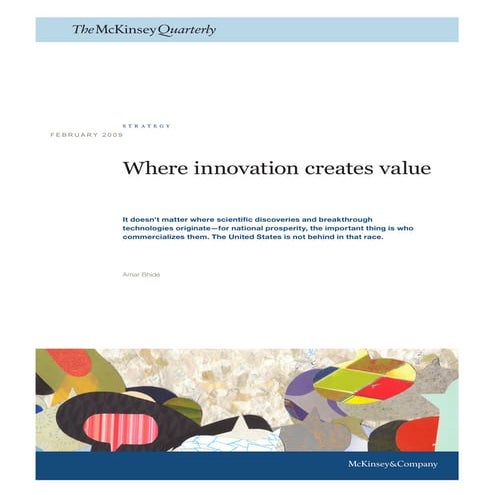 Where Innovation Creates Value