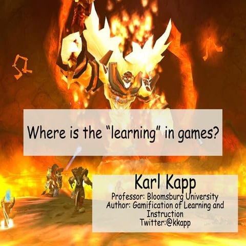 Where is the learning in games2