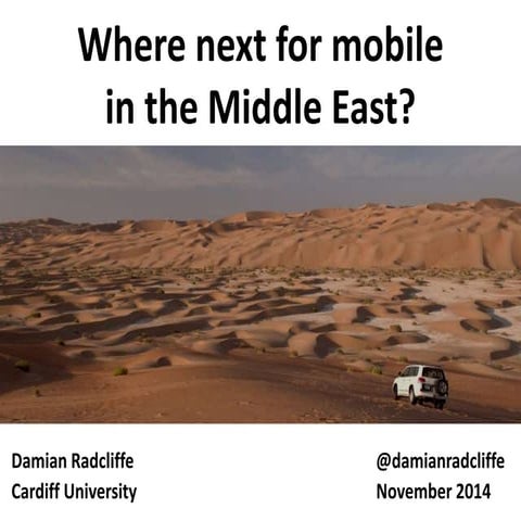 Where next for mobile in the Middle East?