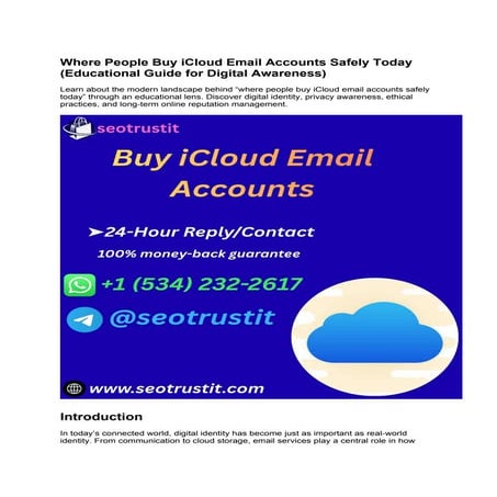 Where People Buy iCloud Email Accounts Safely Today.docx