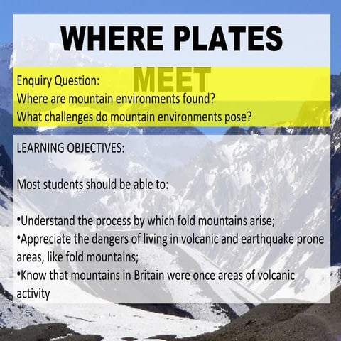 Where Plates Meet