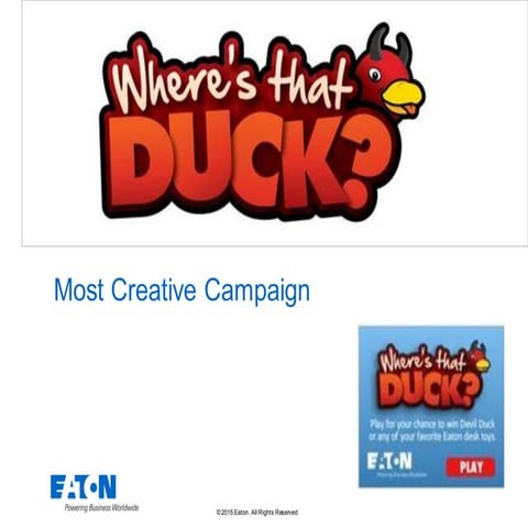 2016 Markie Winner Most Creative Campaign