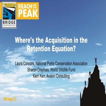 Where's the acquisition in the retention equation? 