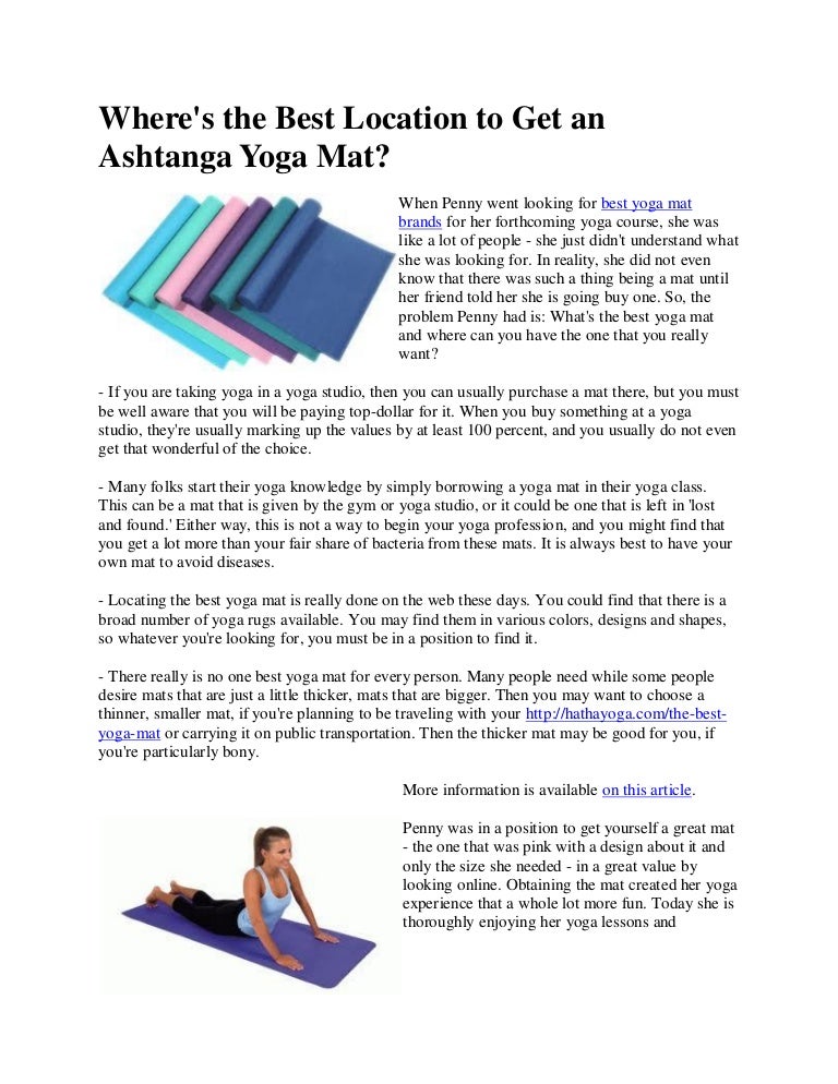 ashtanga yoga mat