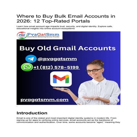 Building Trust and Security with Aged Gmail Accounts: Best Practices ...