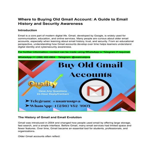History of Email (1999-2020) | PDF