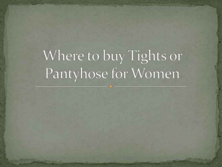 where to buy pantyhose