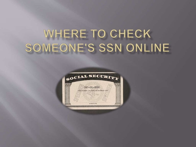 Check My Ssn Online , SSNIT Number: How To Check My SSNIT Number In ...