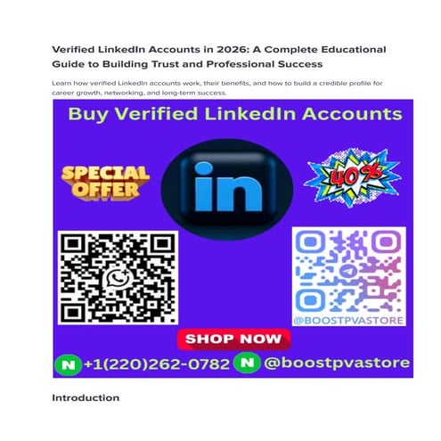 Comprehensive Guide to Preventing LinkedIn Account Verification Fraud | PDF