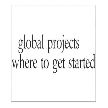 Where to get started with global projects for upload