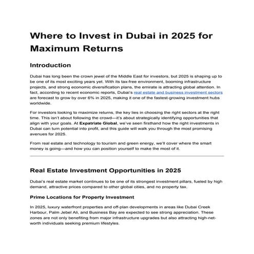 Where to Invest in Dubai in 2025 for Maximum Returns.docx