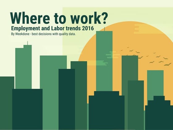 Where to work? 2016 Employment and Labor trends